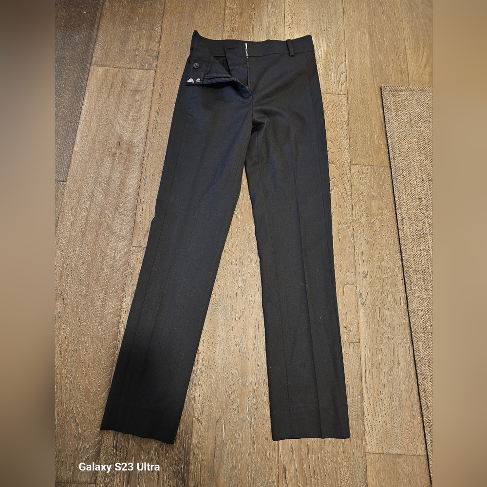 Versace Pantaloni Tessuto Black Dress Pants Sz38